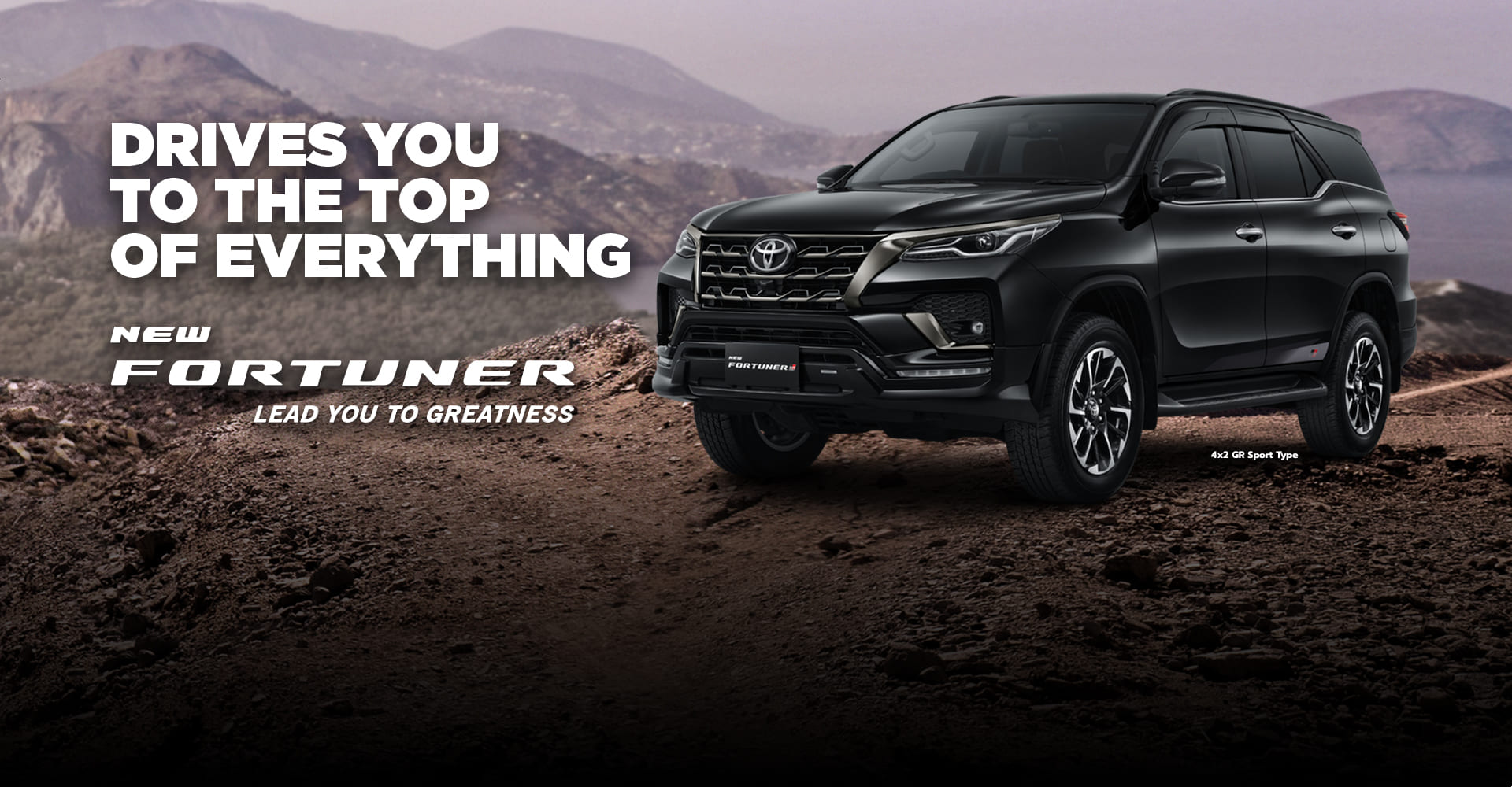 NEW FORTUNER GR BANNER
